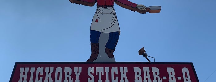 Hickory Stick BBQ is one of Crowley.