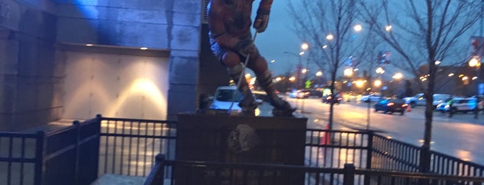 Stan Mikita Statue by Julie Rotblatt-Amrany is one of The 15 Best Places for Hockey in Chicago.