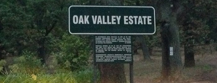 Oak Valley is one of CapeTownMagazine.com’s Liked Places.