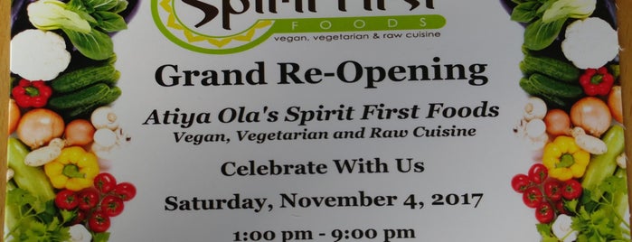 Atiya Ola's Spirit First Foods is one of Tempat yang Disukai Sneakshot.