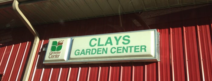 Clays Garden Center is one of S’s Liked Places.