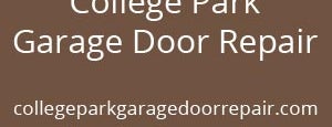 College Park Garage Door Repair