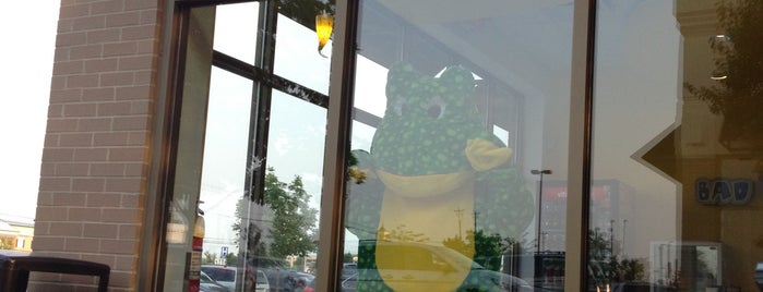 Bad Frog Frozen Yogurt is one of Food Places to try!.