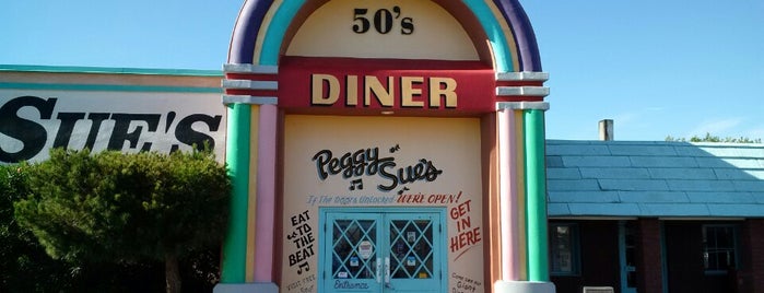 Peggy Sue's 50's Diner is one of When Road Trippin'.