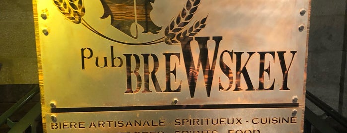 Pub BreWskey is one of Montréal.