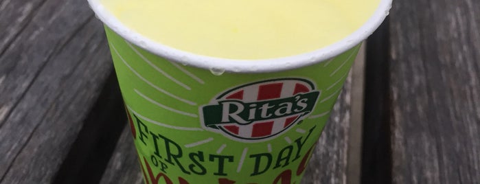 Rita's Italian Ice & Frozen Custard is one of Fave places to eat.
