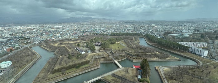 五稜郭タワー展望台 is one of Lugares favoritos de Hideo.