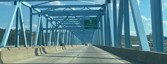 USAF Combat Controller Staff Sgt Dylan Elchin Memorial Bridge (Vanport Bridge) is one of Pittsburgh Traffic.