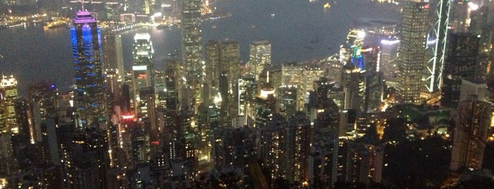 Victoria Peak is one of Yeh's Hong Kong.