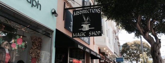 Misdirections Magic Shop is one of San Fran 2015.