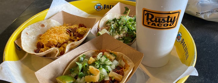 R Taco is one of Places to go.