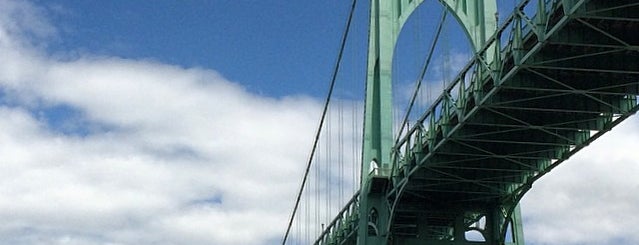 St. Johns Bridge is one of Portland veg*n.
