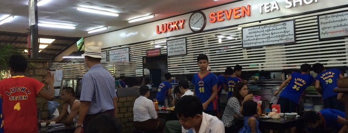 Lucky Seven Tea Shop is one of My Yangon Tips & to do's.