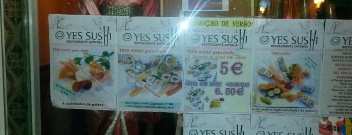 Yes Sushi is one of Locais salvos de MENU.