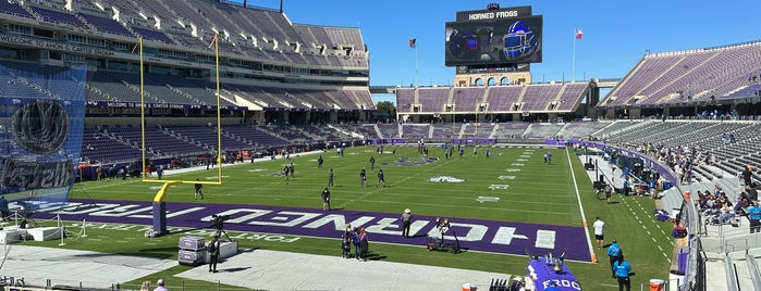 Amon G. Carter Stadium is one of Kat's Saved Places.