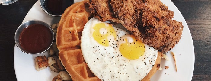 Kanela Breakfast Club is one of The 15 Best Places for Chicken & Waffles in Chicago.