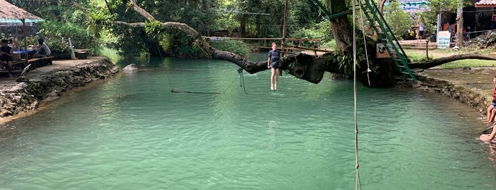 Blue Lagoon is one of Vang vieng.