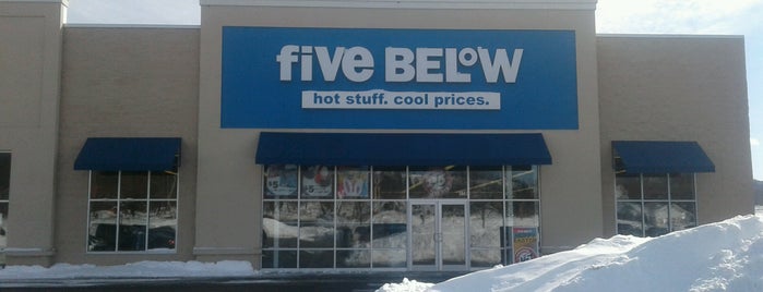 Five Below is one of Let's go shopping!.