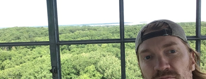 Top Of The Observation Tower at Mille Lacs Kathio State Park is one of Mom's.