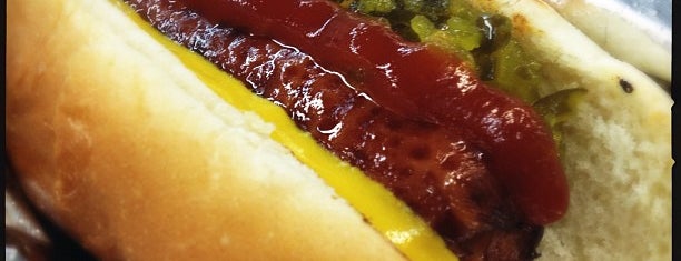 Megs Drive In is one of The 15 Best Places for Hot Dogs in Honolulu.