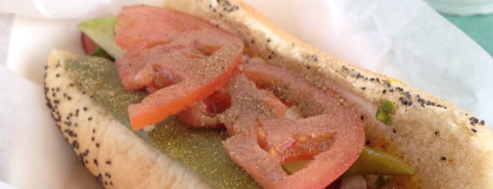 Morrie O'Malley's Hot Dogs is one of Where to Eat and Drink Near U.S. Cellular Field.