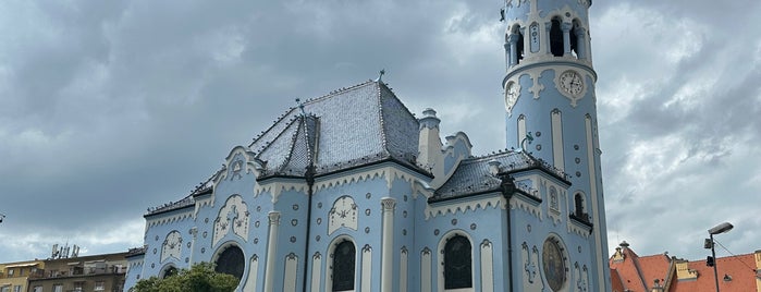 Kostol sv. Alžbety (Modrý kostolík) is one of bratislava✅.
