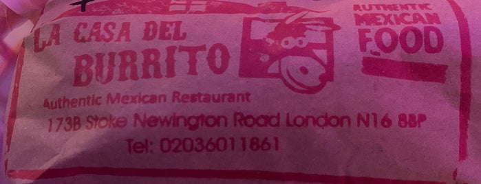 La Casa Del Burrito is one of LONDRA.