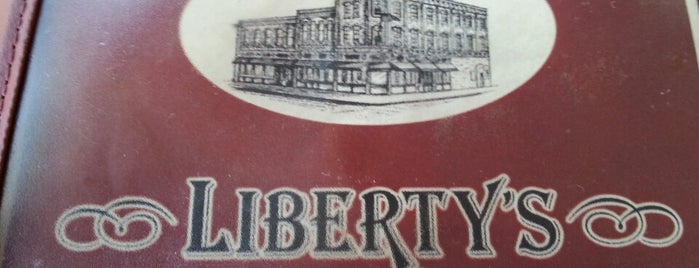 Liberty's Restaurant & Lounge is one of สถานที่ที่ John ถูกใจ.