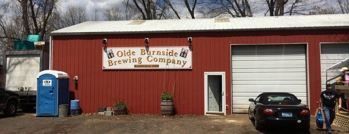 The Beer Garden at Olde Burnside Brewing is one of Connecticut Follies.