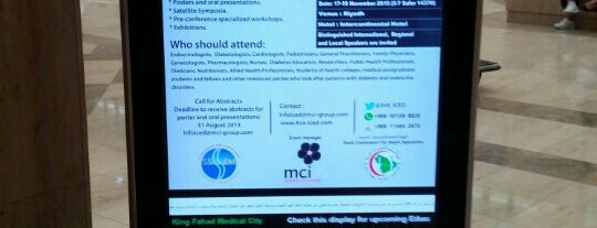 King Fahad Medical City (KFMC) is one of M 님이 좋아한 장소.