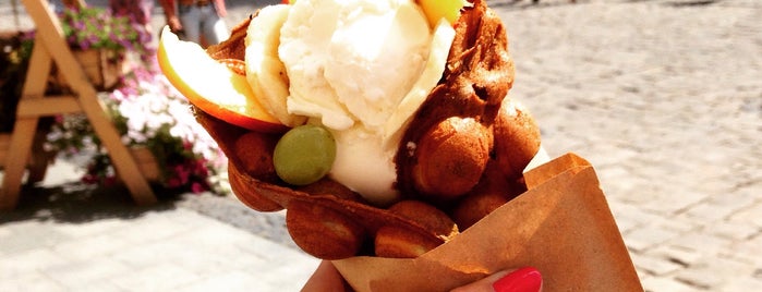 Bubble Waffle is one of Lviv for you.