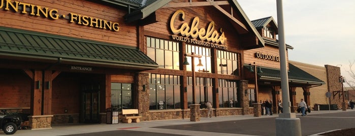 Cabela's is one of Orte, die Dick gefallen.