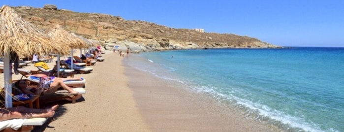 Lia Beach is one of Swim and See in Mykonos.