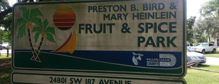 Fruit & Spice Park is one of SE.