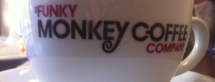 Funky Monkey Coffee Co is one of สถานที่ที่บันทึกไว้ของ Elise.