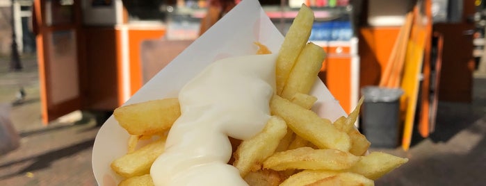Wil Graanstra's frites sinds 1956 is one of Amsterdam.