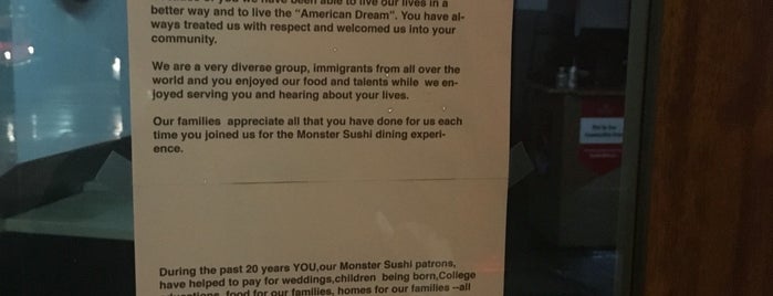 Monster Sushi is one of NYC.