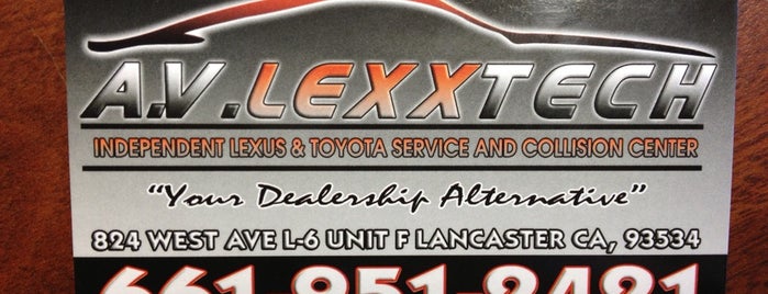 AV Lexus & Toyota is one of In the A.V..