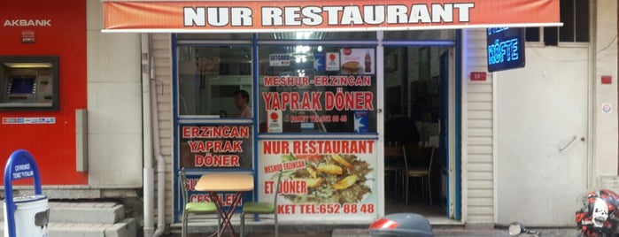Nur Restaurant is one of Yeşim'in Beğendiği Mekanlar.