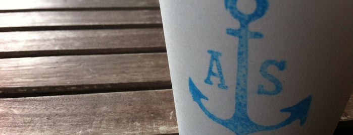 Anchored Ship Coffee Bar is one of Jacquie 님이 저장한 장소.