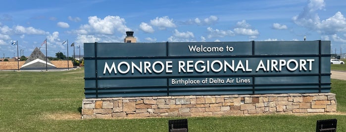 Monroe Regional Airport is one of Flown Through Here.