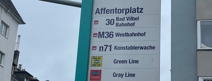 H Affentorplatz is one of Frankfurter.