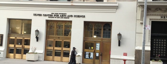 NYU Silver Center for Arts and Science is one of Spots to Study Around Campus.