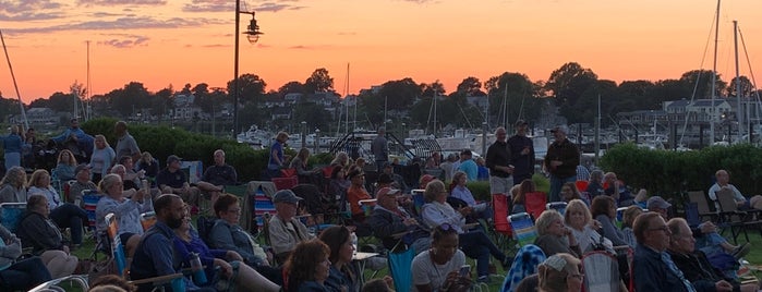 The Launch at the Hingham Shipyard is one of outside.