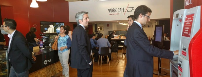 Work Cafe Santander is one of Santiago.