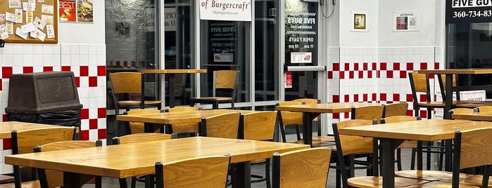 Five Guys is one of Favorite affordable date spots.