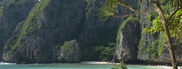 Maya Bay Island, Andaman Sea is one of Rafael'in Beğendiği Mekanlar.