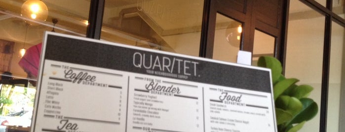 Quartet TTDI is one of Cafés to try in Kuala Lumpur.