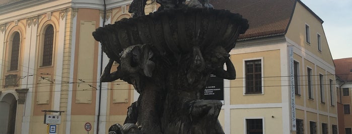 Kašna Tritónů | Tritons Fountain is one of Vlad 님이 저장한 장소.