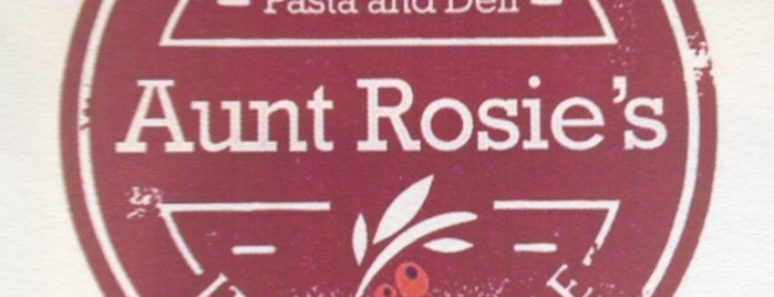 Aunt Rosie's is one of Pizza.
